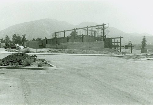 View of construction of El Cariso Golf Course clubhouse