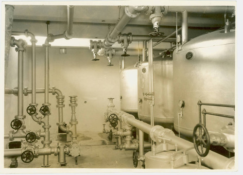 View of the pool filtration system at Arcadia Community Regional Park