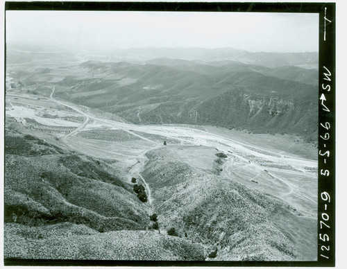 Aerial view of Castaic Lake