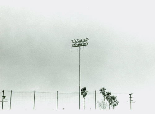 View of the field lighting fixture at Belvedere Park