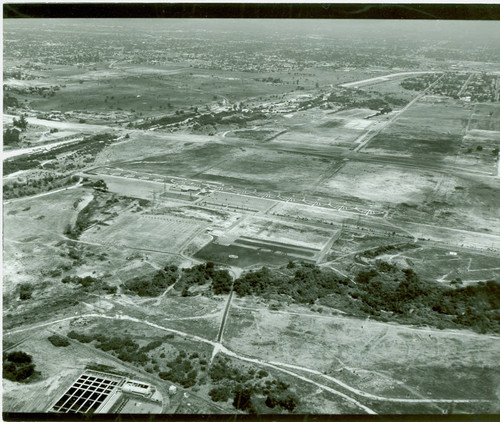 Aerial view of Whittier Narrows Recreation Area