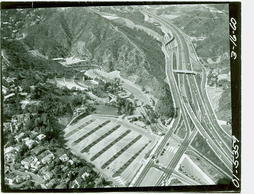 Aerial view of the Hollywood Bowl