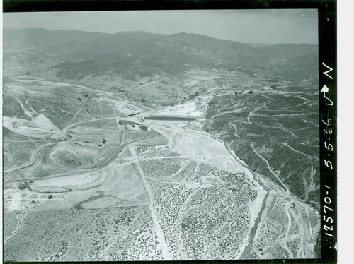 Aerial view of Castaic Lake