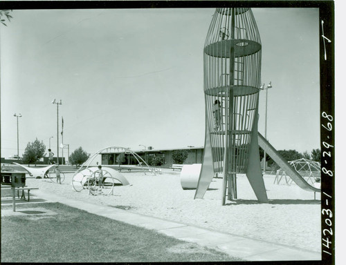 View of the playground at Pearblossom Park