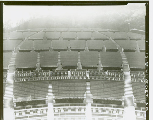 View of the Hollywood Bowl seating area