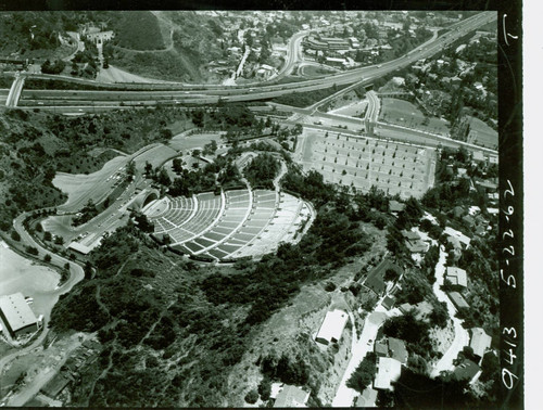 Aerial view of the Hollywood Bowl