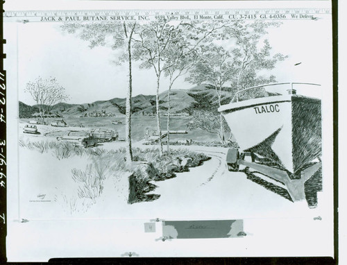 Image of boat launches at the lake