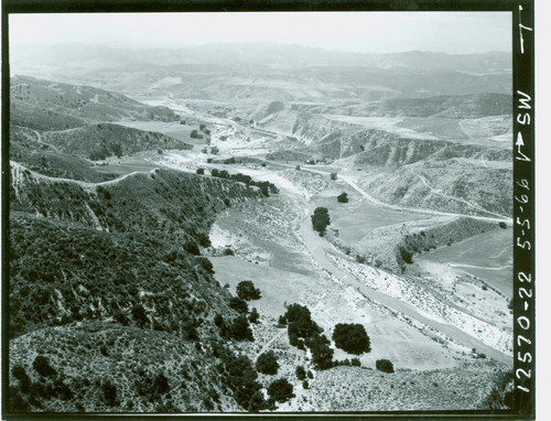 Aerial view of Castaic Lake