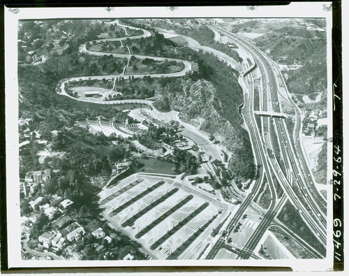 Aerial view of the Hollywood Bowl