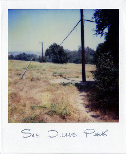 View of San Dimas Park hillside