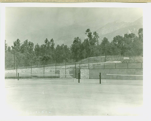 View of tennis courts at Charles S. Farnsworth Park