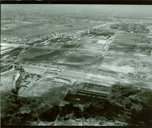 Aerial view of Whittier Narrows Recreation Area