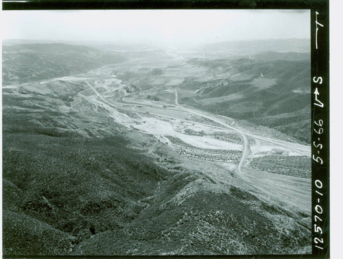 Aerial view of Castaic Lake