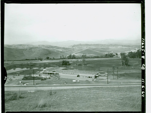 View of construction of Diamond Bar Golf Course