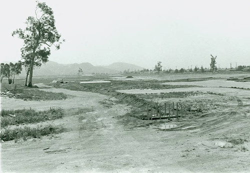 View of construction at El Cariso Golf Course