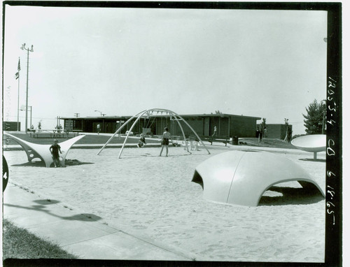 View of the playground at Pearblossom Park