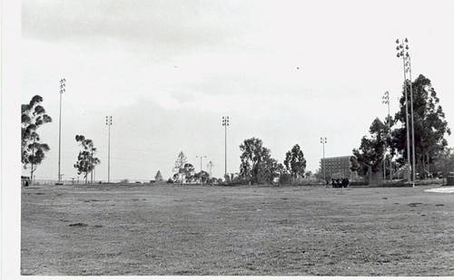 View of baseball field at City Terrace Park