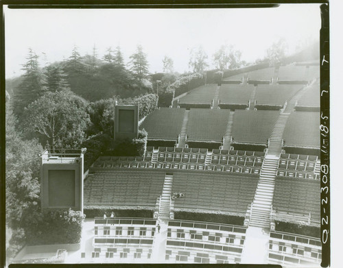 View of the Hollywood Bowl seating area