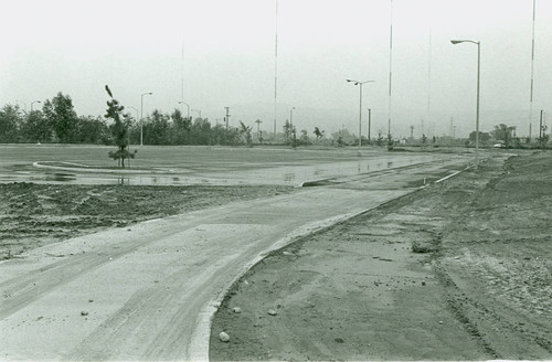 View of construction at Whittier Narrows Recreation Area