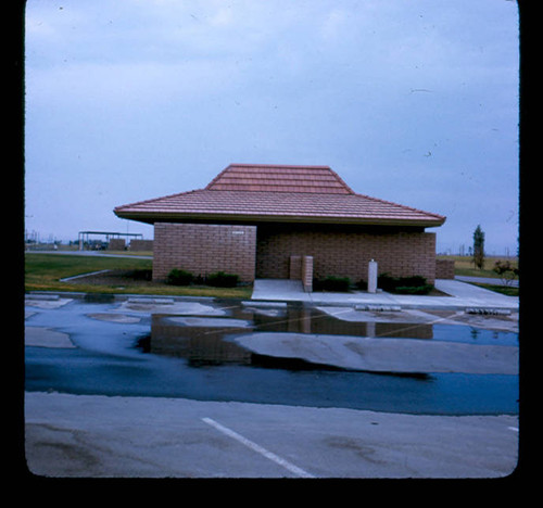 View of Apollo Park comfort station