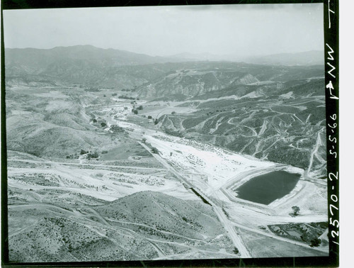 Aerial view of Castaic Lake