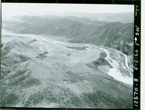 Aerial view of Castaic Lake