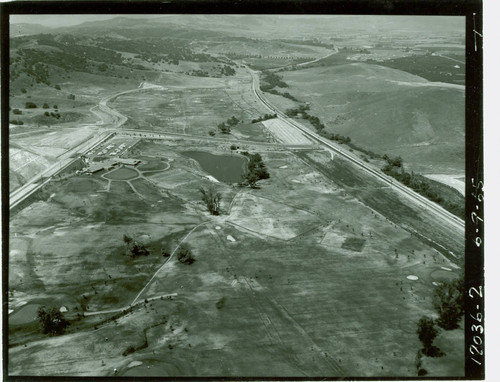 Aerial view of Diamond Bar Golf Course