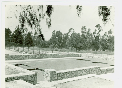 View of horseshoe courts at Charles S. Farnsworth Park