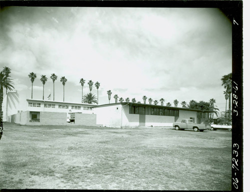 View of the community building at Salazar Park