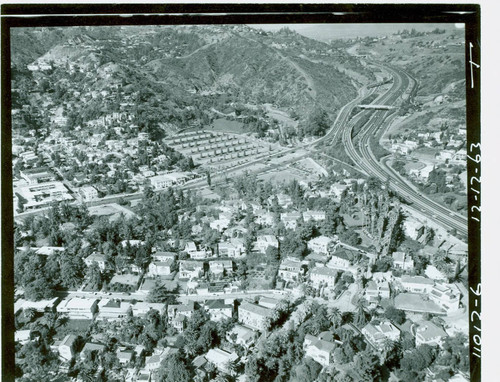 Aerial view of the Hollywood Bowl