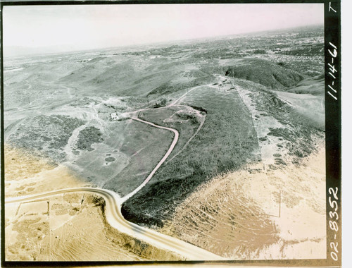 Aerial view of Frank G. Bonelli Regional Park