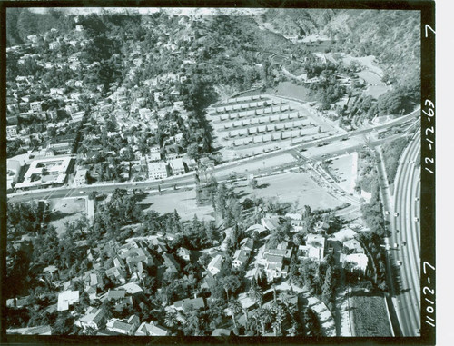 Aerial view of the Hollywood Bowl