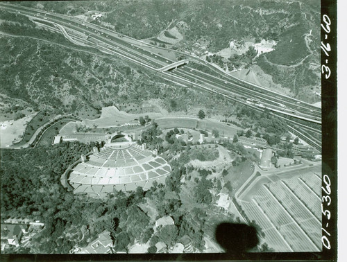 Aerial view of the Hollywood Bowl