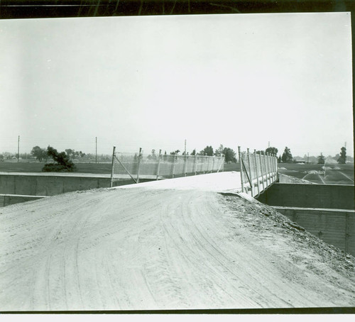 View of construction of Whittier Narrows Golf Course