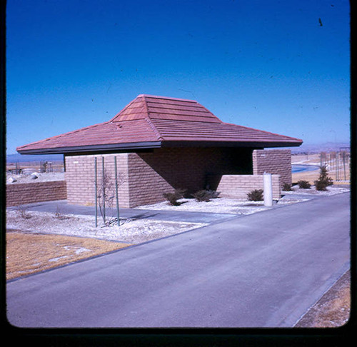 View of Apollo Park comfort station