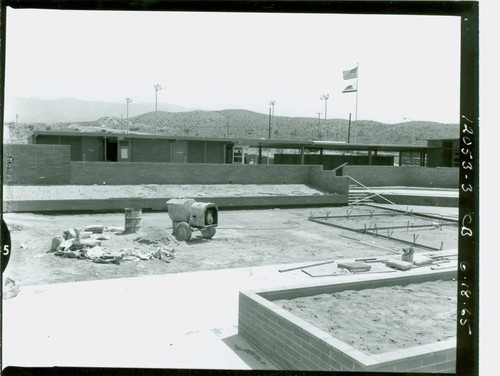 View of construction at Pearblossom Park