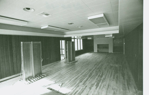 View of the interior of the community building at Belvedere Park