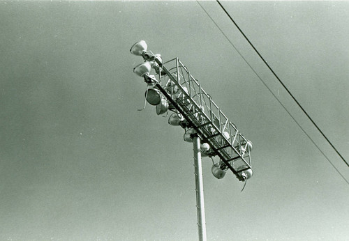 View of the field lighting fixture at Belvedere Park