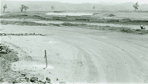 View of construction at El Cariso Golf Course