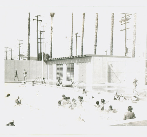 View of the pool at Salazar Park