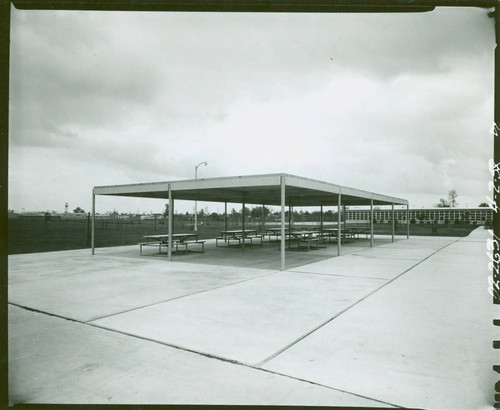 View of picnic shelter at Mona Park