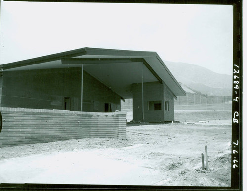 View of construction of Marshall Canyon Golf Course