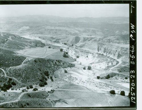 Aerial view of Castaic Lake