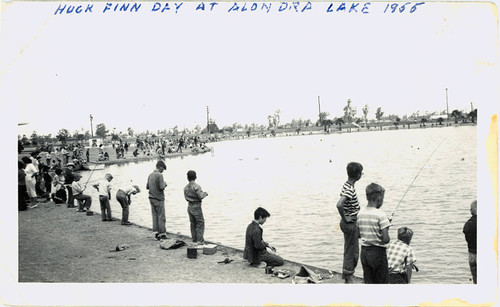 View of Alondra Park lake