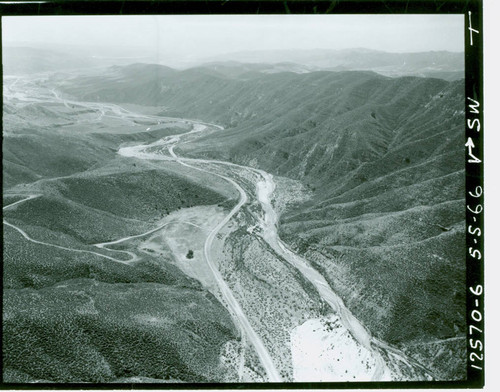 Aerial view of Castaic Lake