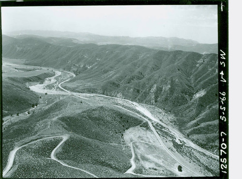 Aerial view of Castaic Lake — Calisphere