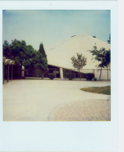 View of the walkway and sports dome at City Terrace Park