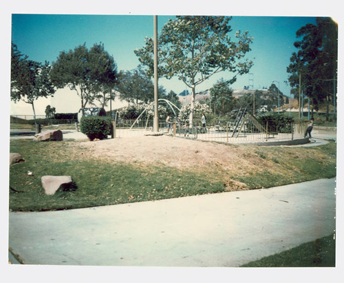 View of the playground at City Terrace Park