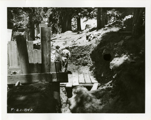 View of developing water above Deer Flats, Crystal Lake Park