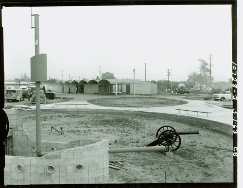 View of construction at Charter Oak Park